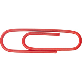 Скрепки канцелярские 28 мм Attache Economy металлические с полимерным покрытием (50 штук в упаковке)