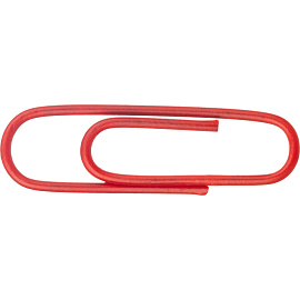 Скрепки канцелярские 28 мм Attache Economy металлические с полимерным покрытием (50 штук в упаковке)