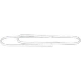 Скрепки канцелярские 50 мм Attache Economy металлические с полимерным покрытием (100 штук в упаковке)