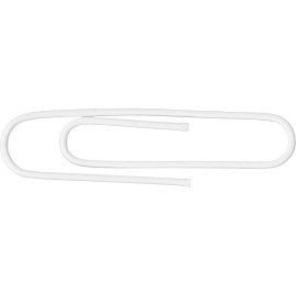 Скрепки канцелярские 50 мм Attache Economy металлические с полимерным покрытием (100 штук в упаковке)