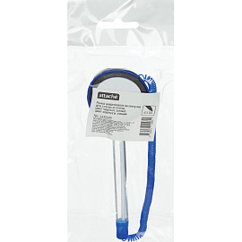 Ручка шариковая на подставке Attache цвет чернил синий с пружиной (толщина линии 0,35 мм)