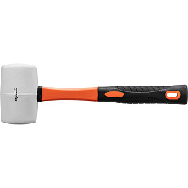 Киянка резиновая 680г белая резина фибергласовая рукоятка Sparta (11130)