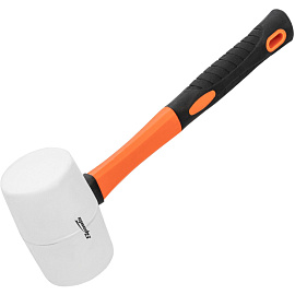 Киянка резиновая 680г белая резина фибергласовая рукоятка Sparta (11130)