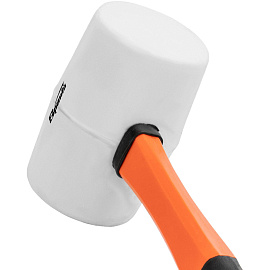 Киянка резиновая 680г белая резина фибергласовая рукоятка Sparta (11130)