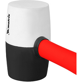 Киянка резиновая 680 г черно-белая резина фиберглас. рукоятка Matrix (11172)