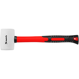 Киянка резиновая 225 г белая резина фибергласовая рукоятка Matrix (11195) фото Киянка резиновая 225 г белая резина фибергласовая рукоятка Matrix (11195)