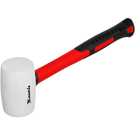 Киянка резиновая 225 г белая резина фибергласовая рукоятка Matrix (11195) фото Киянка резиновая 225 г белая резина фибергласовая рукоятка Matrix (11195)