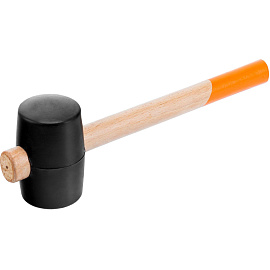 Киянка резиновая 680 г черная резина деревянная рукоятка Sparta (111555)