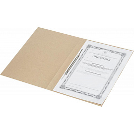 Скоросшиватель картонный ДЕЛО Выбор есть (Attache Economy) A4 до 200 листов белый (190-210 г/кв.м, 100 штук в упаковке)