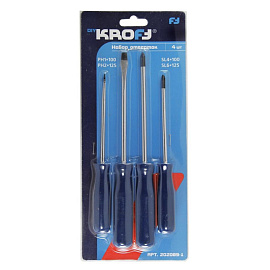 Набор отвёрток Kroft 202089-1 (4 штук) фото Набор отвёрток Kroft 202089-1 (4 штук)