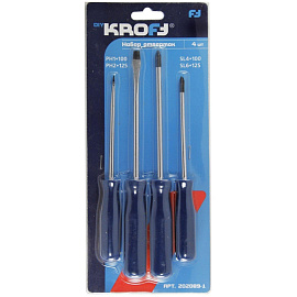 Набор отвёрток Kroft 202089-1 (4 штук) фото Набор отвёрток Kroft 202089-1 (4 штук)