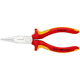 Длинногубцы VDE Knipex 160 мм (KN-2506160)