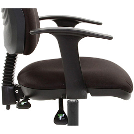 Кресло офисное Chairman CH661 черное (ткань, пластик)