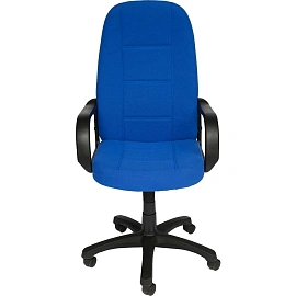 Кресло для руководителя TetChair CH747 синее (ткань, пластик)