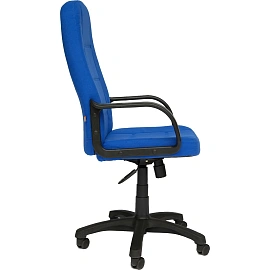 Кресло для руководителя TetChair CH747 синее (ткань, пластик)