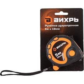 Рулетка Вихрь 5 м х 19 мм 73/11/1/2