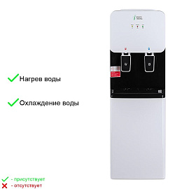 Кулер для воды Ecotronic J1-LCE XS белый (нагрев и охлаждение)