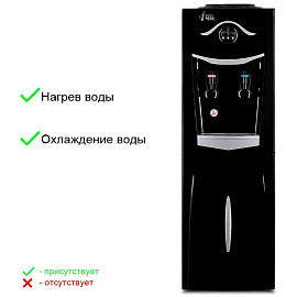 Кулер Ecotronic K21-LF черный/серебристый (нагрев и охлаждение)