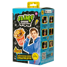 Слайм Slime Лаборатория Пранк Влад А4 "Газировка кола", 240г