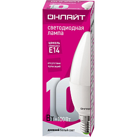 Лампа светодиодная Онлайт Oll C 10Вт E14 6500К 800Лм 61958