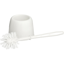 Ёршик для унитаза Эвия с подставкой из пластика круглый