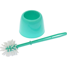 Ёршик для унитаза Эвия с подставкой из пластика круглый