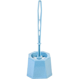 Ёршик для унитаза Бруно с подставкой из пластика круглый