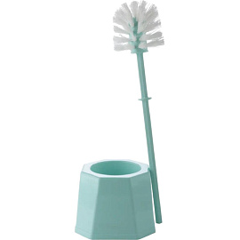 Ёршик для унитаза Бруно с подставкой из пластика круглый