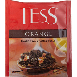 Чай черный Tess Orange 25 пакетиков (апельсин)