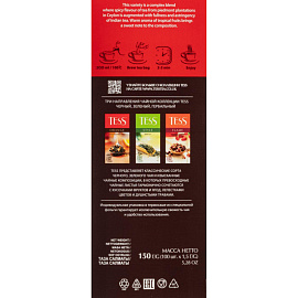 Чай черный Tess Orange 25 пакетиков (апельсин)