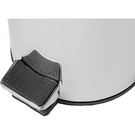 Ведро мусорное Solinne 3 л нержавеющая сталь с педалью с крышкой серебристое (27x18x18 см)