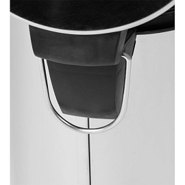 Ведро мусорное Solinne 3 л нержавеющая сталь с педалью с крышкой серебристое (27x18x18 см)