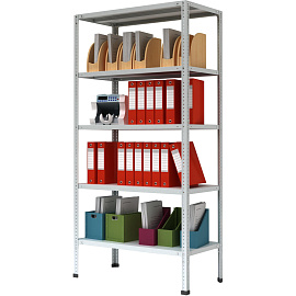 Стеллаж металлический МС-255 (5 полок, 1000x500x2000 мм)