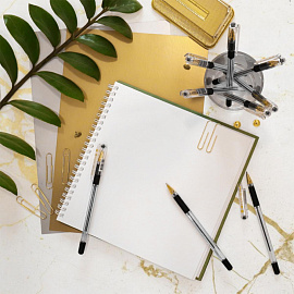 Ручка шариковая неавтоматическая MunHwa MC Gold черная (толщина линии 0.3 мм) фото Ручка шариковая неавтоматическая MunHwa MC Gold черная (толщина линии 0.3 мм)