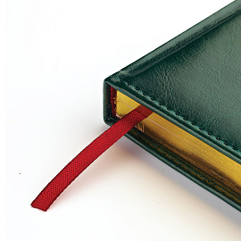 Ежедневник недатированный Альт Sidney Nebraska искусственная кожа A5 136 листов зеленый (золотистый обрез)