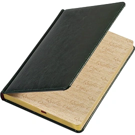 Ежедневник недатированный Альт Sidney Nebraska искусственная кожа A5 136 листов зеленый (золотистый обрез)