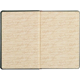 Ежедневник недатированный Альт Sidney Nebraska искусственная кожа A5 136 листов зеленый (золотистый обрез)