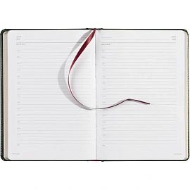 Ежедневник недатированный Альт Sidney Nebraska искусственная кожа A5 136 листов зеленый (золотистый обрез)