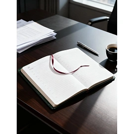 Ежедневник недатированный Альт Sidney Nebraska искусственная кожа A5 136 листов зеленый (золотистый обрез)