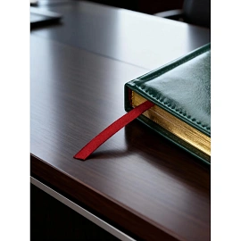 Ежедневник недатированный Альт Sidney Nebraska искусственная кожа A5 136 листов зеленый (золотистый обрез)