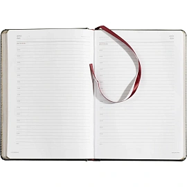 Ежедневник недатированный Attache Sidney Nebraska искусственная кожа A5 136 листов серый (золотистый обрез)