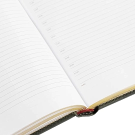 Ежедневник недатированный Attache Sidney Nebraska искусственная кожа A5 136 листов серый (золотистый обрез)