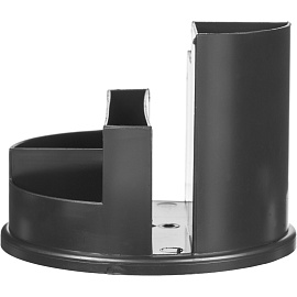 Подставка-органайзер для канцелярских принадлежностей Attache Line 6 отделений серая 10.5x14x14 см