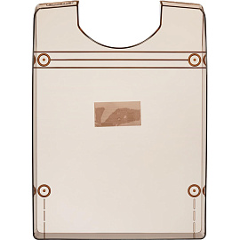 Лоток горизонтальный для бумаг Attache Line пластиковый коричневый