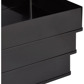 Лоток горизонтальный для бумаг Attache Line пластиковый черный