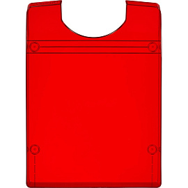 Лоток горизонтальный для бумаг Attache Line пластиковый бордовый