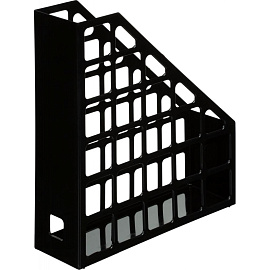 Лоток вертикальный для бумаг 75 мм Attache пластиковый чёрный