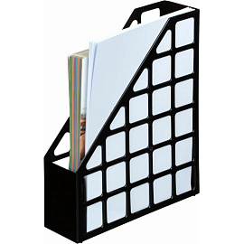 Лоток вертикальный для бумаг 75 мм Attache пластиковый чёрный