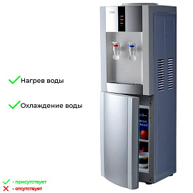 Кулер для воды AEL LС-AEL-47b белый (нагрев и охлаждение)