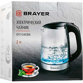Чайник электрический Brayer BR1040BK чёрный